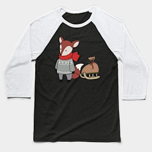 Animal Christmas Baseball T-Shirt